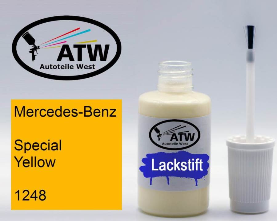 Mercedes-Benz, Special Yellow, 1248: 20ml Lackstift, von ATW Autoteile West.